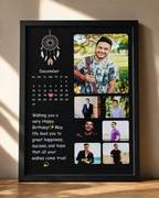 Customised Happy Birthday Photo Frame A4 Size