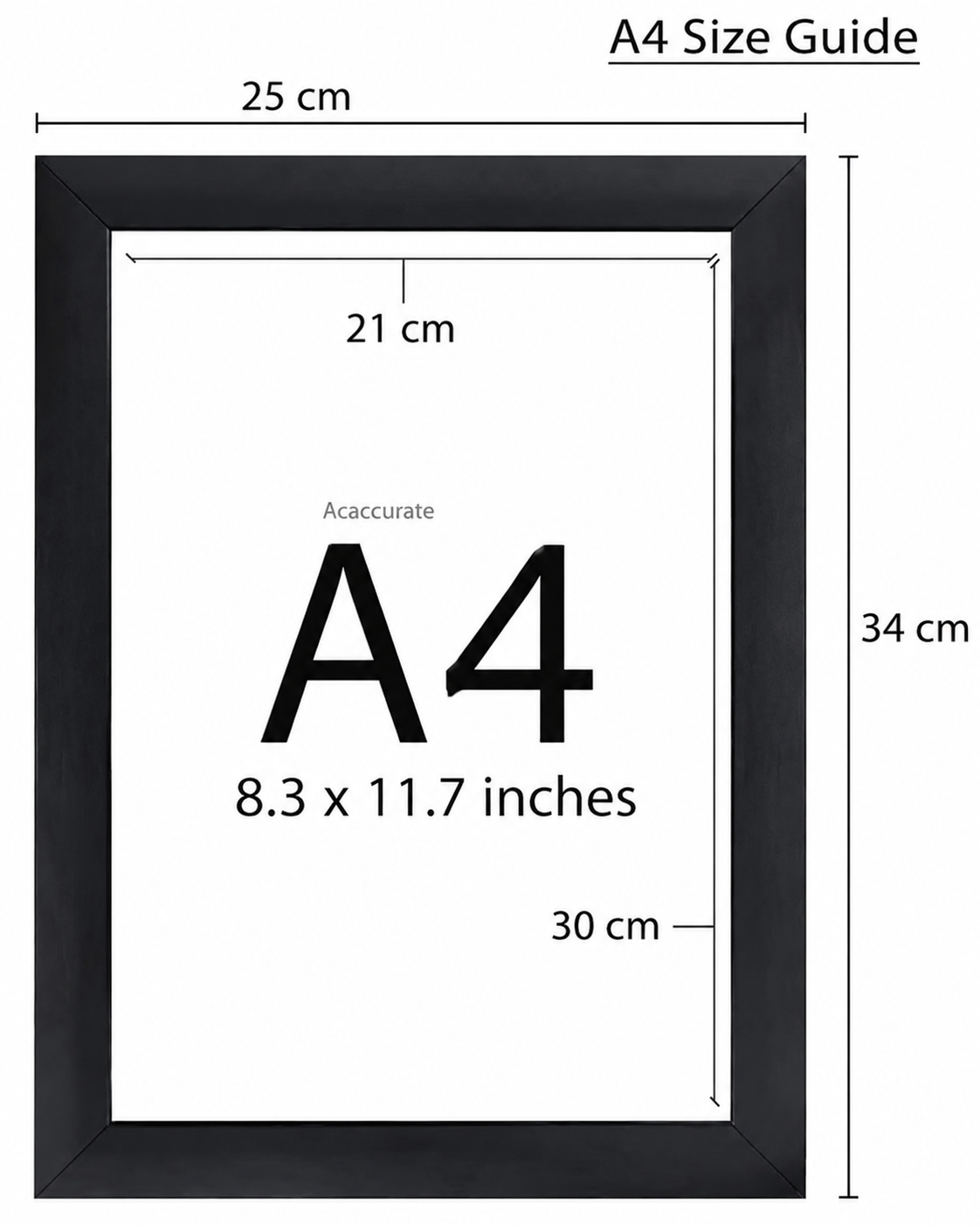 Customised Baby Memory Photo Frame A4 Size